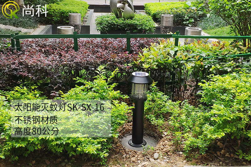 廣西街道社區用戶外太陽能滅蚊燈防治蚊蟲效果圖片